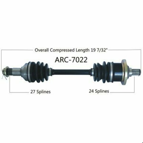 Wide Open OE Replacement CV Axle for ARCTIC FRONT L/R 400VP 4X4 06 ARC-7022